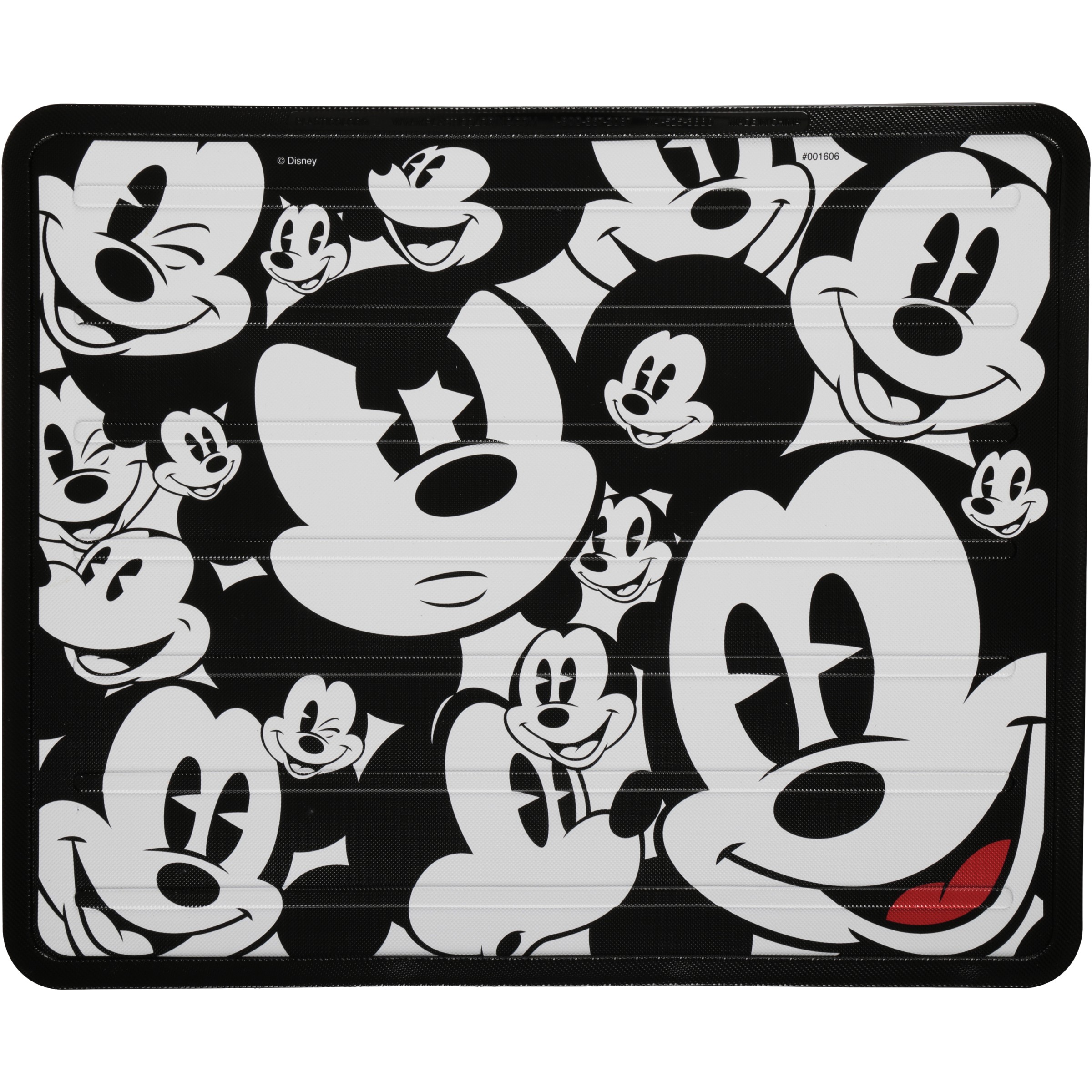 Plasticolor Mickey Mouse Universal Fit Automotive Utility Mat, Vinyl, Black, 1 Piece - image 1 of 4