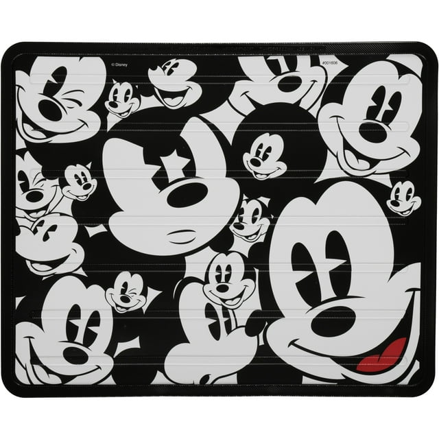 Plasticolor Mickey Mouse Universal Fit Automotive Utility Mat, Vinyl, Black, 1 Piece