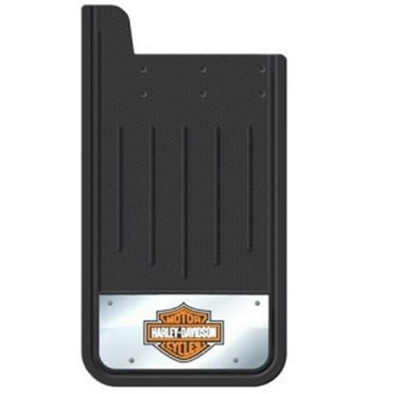 Plasticolor P23-000600R01 Harley Davidson Extra Heavy Duty Mud Flap - 12 x 20.5 in.