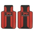 thumbnail image 1 of Plasticolor R Racing Velocity Universal Fit Automotive Floor Mats, Vinyl, Black & Red, 2 Pc, 1 of 7