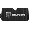 thumbnail interactive-video image 1 of Plasticolor RAM Logo 2-Sided Automotive Windshield Accordion Sunshade – 58-inch wide x 27.5-inch tall, 1 of 5
