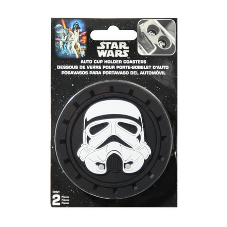 Plasticolor Stormtrooper Automotive Cup Holder Coasters, Black, White, 2 Pack price history and forecast - Plasticolor 0665
