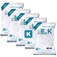 thumbnail image 1 of Plasticplace Custom Fit Trash Bags, Compatible with simplehuman Code K Packs, White Drawstring Garbage Liners 10 Gallon, 24'' x 28'' (20 Count/5 Pack), 1 of 9