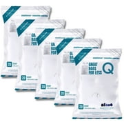 Plasticplace 13-17 Gallon Drawstring White Trash Bags, 25"x32.5" Garbage Bags- 20 Count (5 Packs)