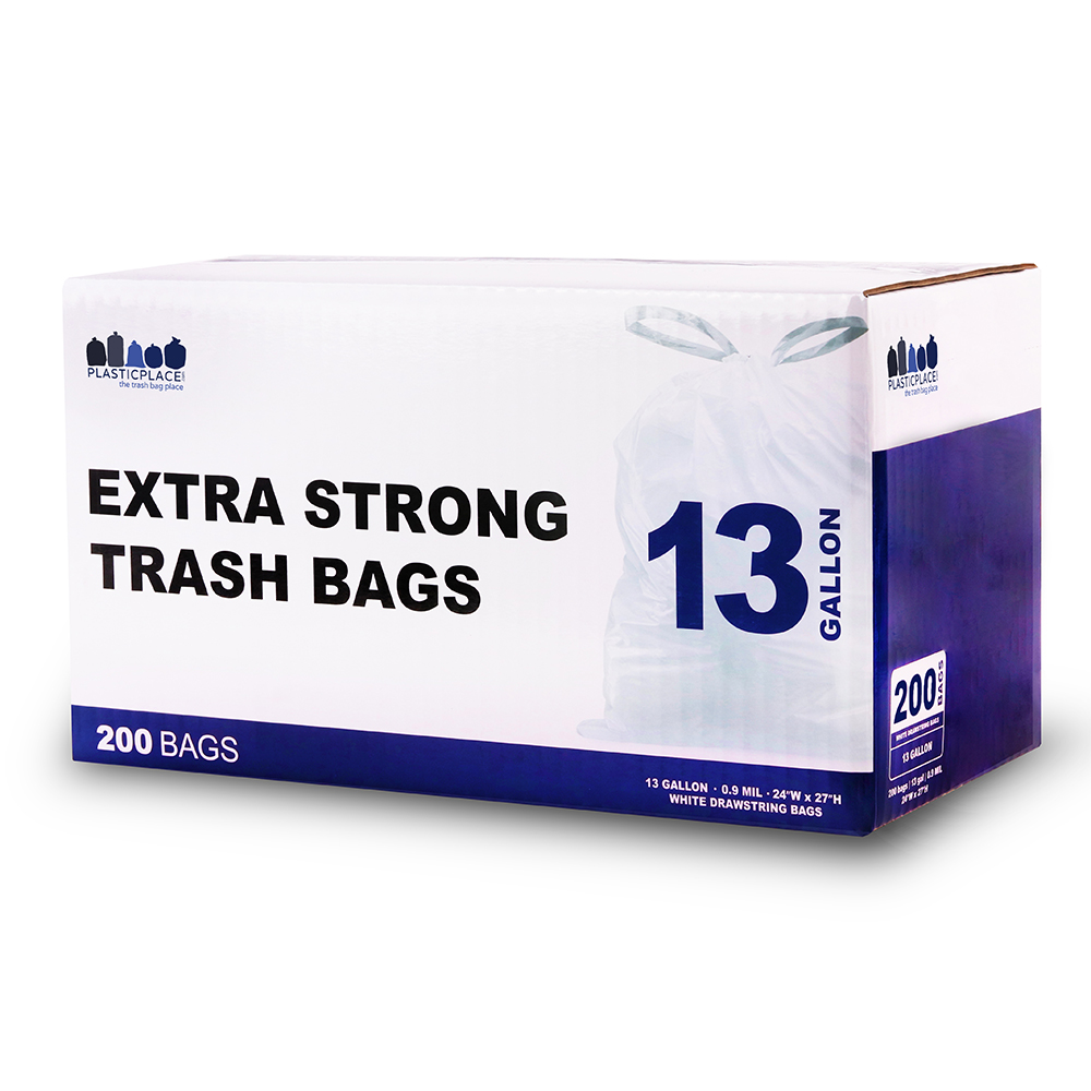 Husky Tall Kitchen Trash Bags, 13 Gallon, 120 Bags (Expandable