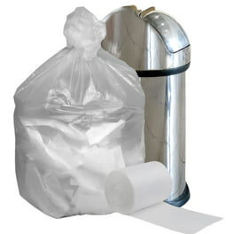 Nine Stars 21 Gallon Trash Bags White 45 Count