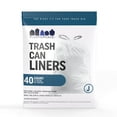 thumbnail image 1 of Plasticplace 5.3-6.6 Gallon Trash Bags│ Compatible with Brabantia Bo Touch Trash Can│ Code J Size│ White│ 1 Mil│ 21" x 21.5" (40 Count), 1 of 4