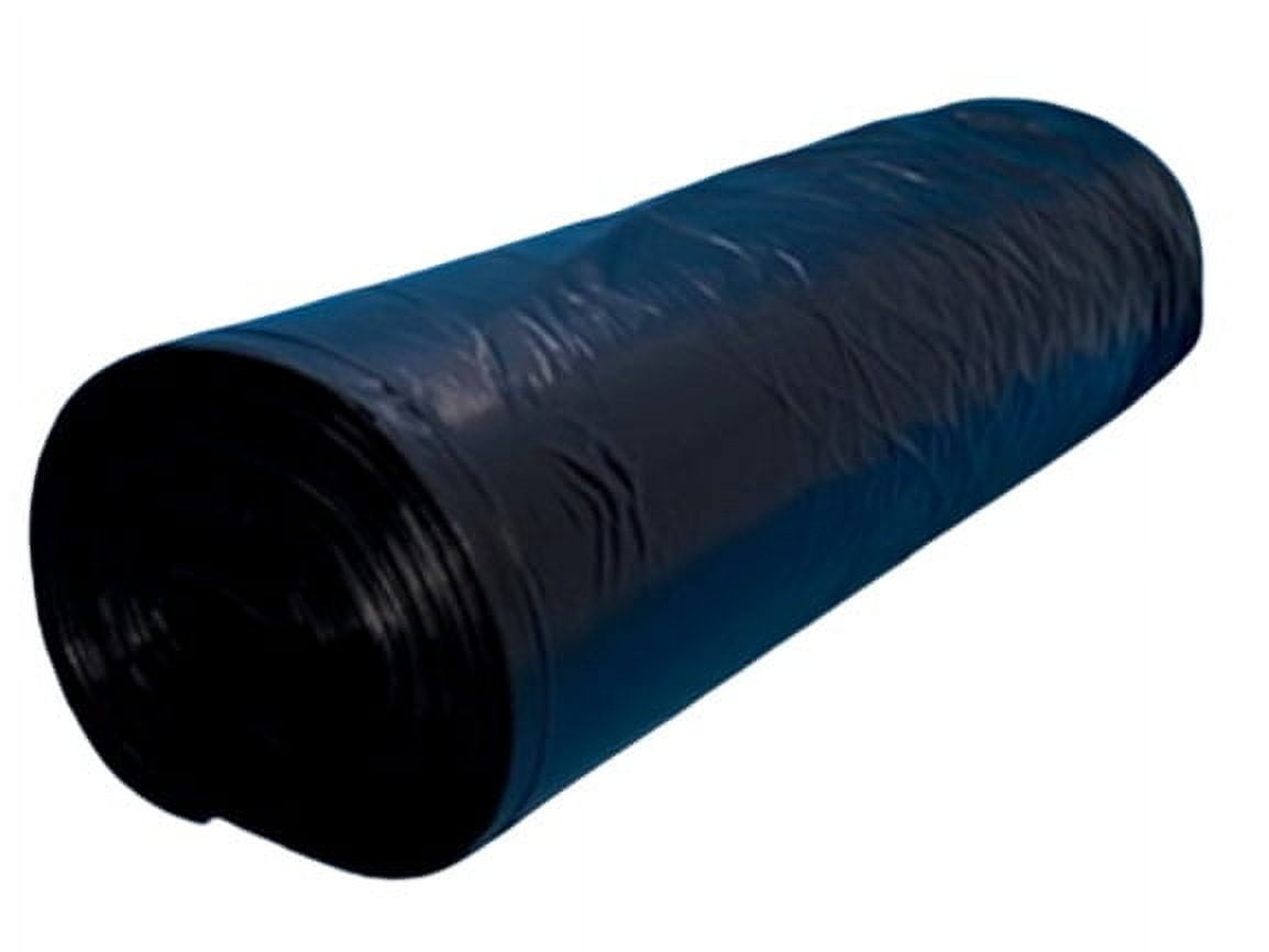 Plasticplace 55-60 Gallon Trash Bags, 1.0 Mil, Black Heavy Duty Garbage Can Liners, 38” x 58”, 100 Count (Pack of 1)