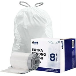 Glad® Drawstring Large Trash Bags, 30 gal, 1.05 mil, 30 x 33, Black, 15  Bags/Box, 6 Boxes/Carton