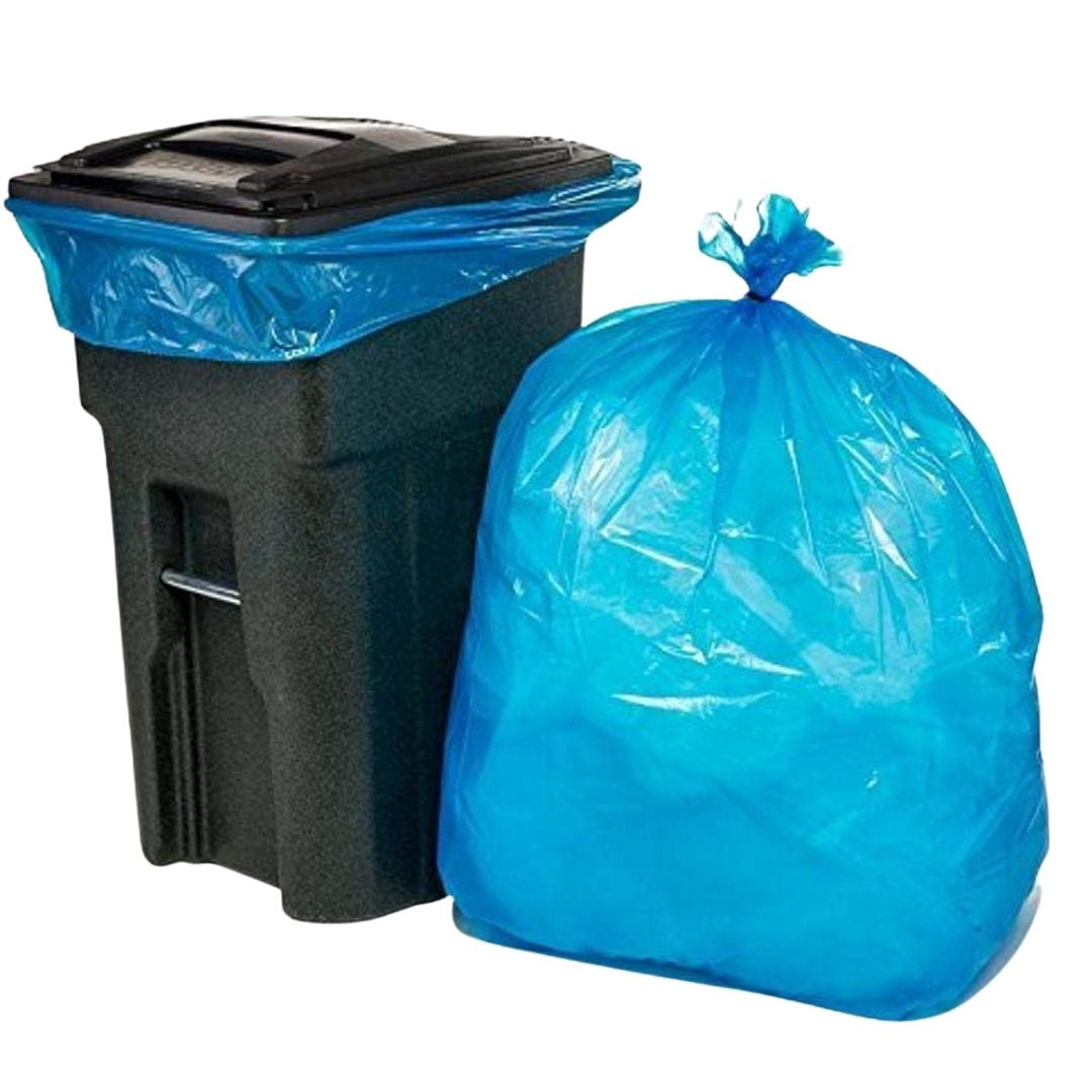 Plasticplace 20-30 Gallon Blue Recycling Bags 1.2 Mil, 30W x 36H (200  Count)