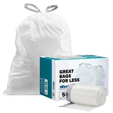 Plasticplace Custom Fit Trash Bags, Compatible With