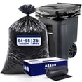 thumbnail image 2 of Plasticplace 35 Gallon Heavy Duty Trash Bags - Black, Unscented (Case Of 100 Bags) 2 of 6