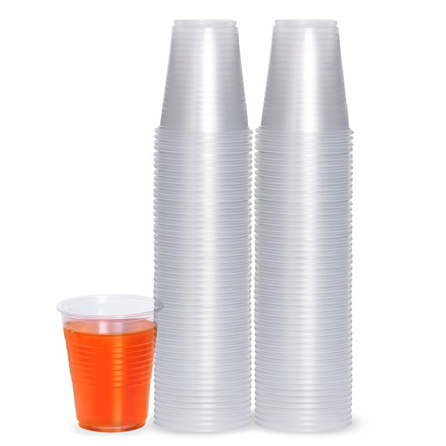 Plasticpro 5 Oz Disposable Plastic Medium Weight Clear Drinking Cups