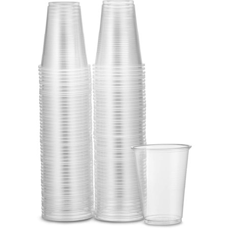 Plasticpro 7 Oz Clear Plastic Disposable Drinking Cups [300 Count]