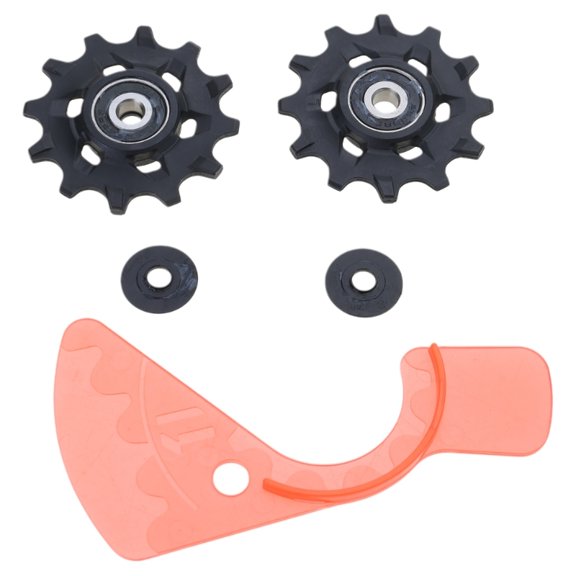 Plastics 12T Bicycles Rear Derailleur Pulley Wheel 11 Speed Guide Pulley Guide Roller Wheel for Cycling Mountain Bikes