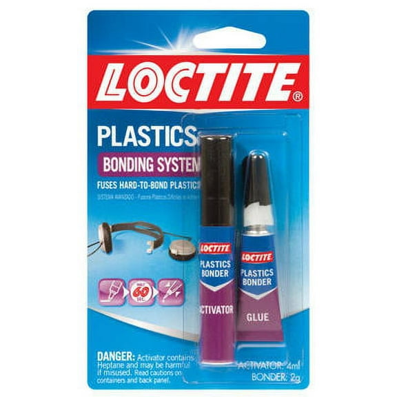 Henkel Advanced Plastic Bonder Plasticplace - Water-Resistant, Clear - 2 Gram