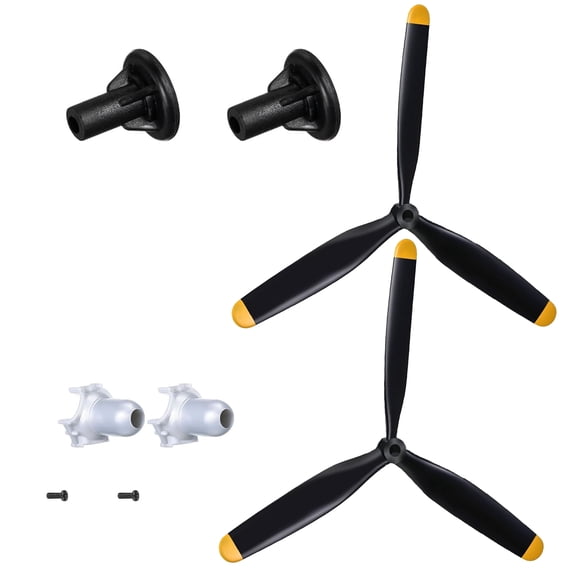 Plastics 3-Blade Propeller for Remote Control Planes, P47 Series Compatibility