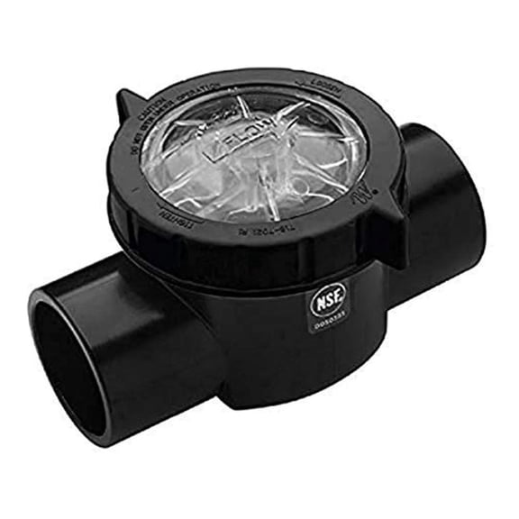 Plastics 806105102744 Straight 1.5" Slip x 2" Spigot Check