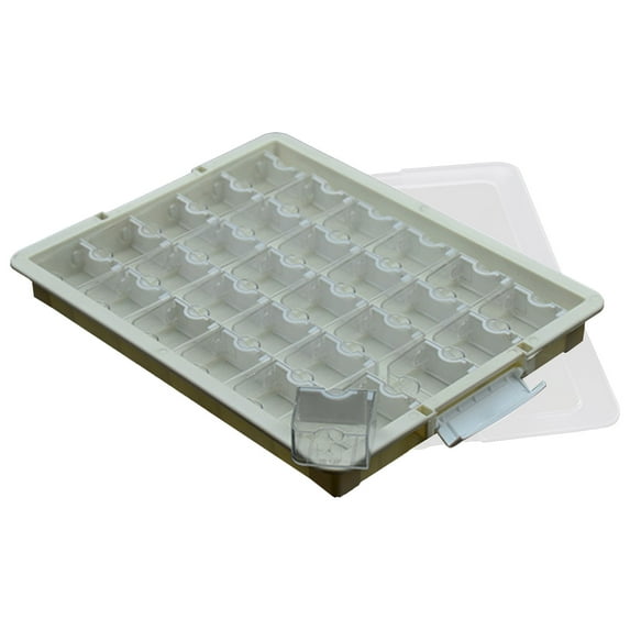 Plastics Bead Sorting Box with Individual Compartments Transparents Lid Sorting Tray for Jewelry Making Enthusiasts