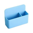 thumbnail image 1 of Plastics Magnetic Pen Holder for Refrigerator, Dry Erase Marker Holder for Whiteboard，Magnet Locker Organizer Accessories, Pencil Cup, Pen Caddy, Office Organization, 1 Pcs, 4.92x1.57x4.92", 1 of 3