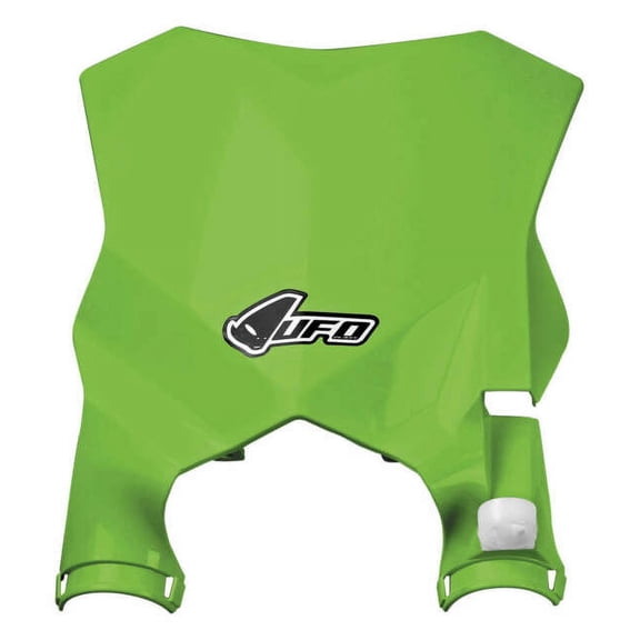 Plastics Stadium Number Plate - Green