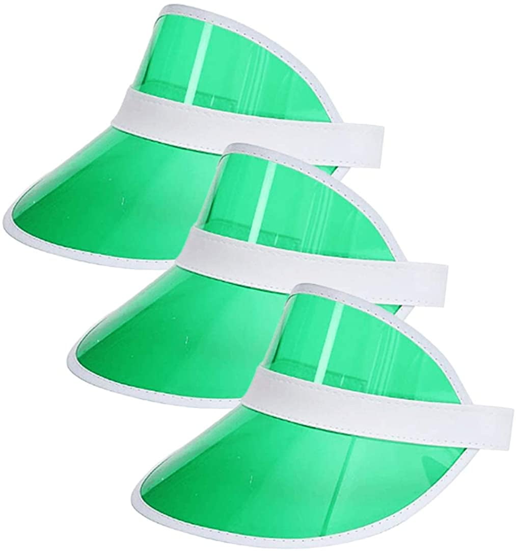 Plastics Sun Visors Multicolored UV Protection Hat Cap Headwear for