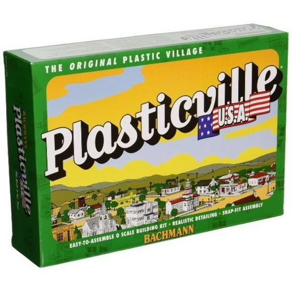 Bachmann-Plasticville U.S.A.(R) Classic Kits -- Signal Bridge (silver) - O