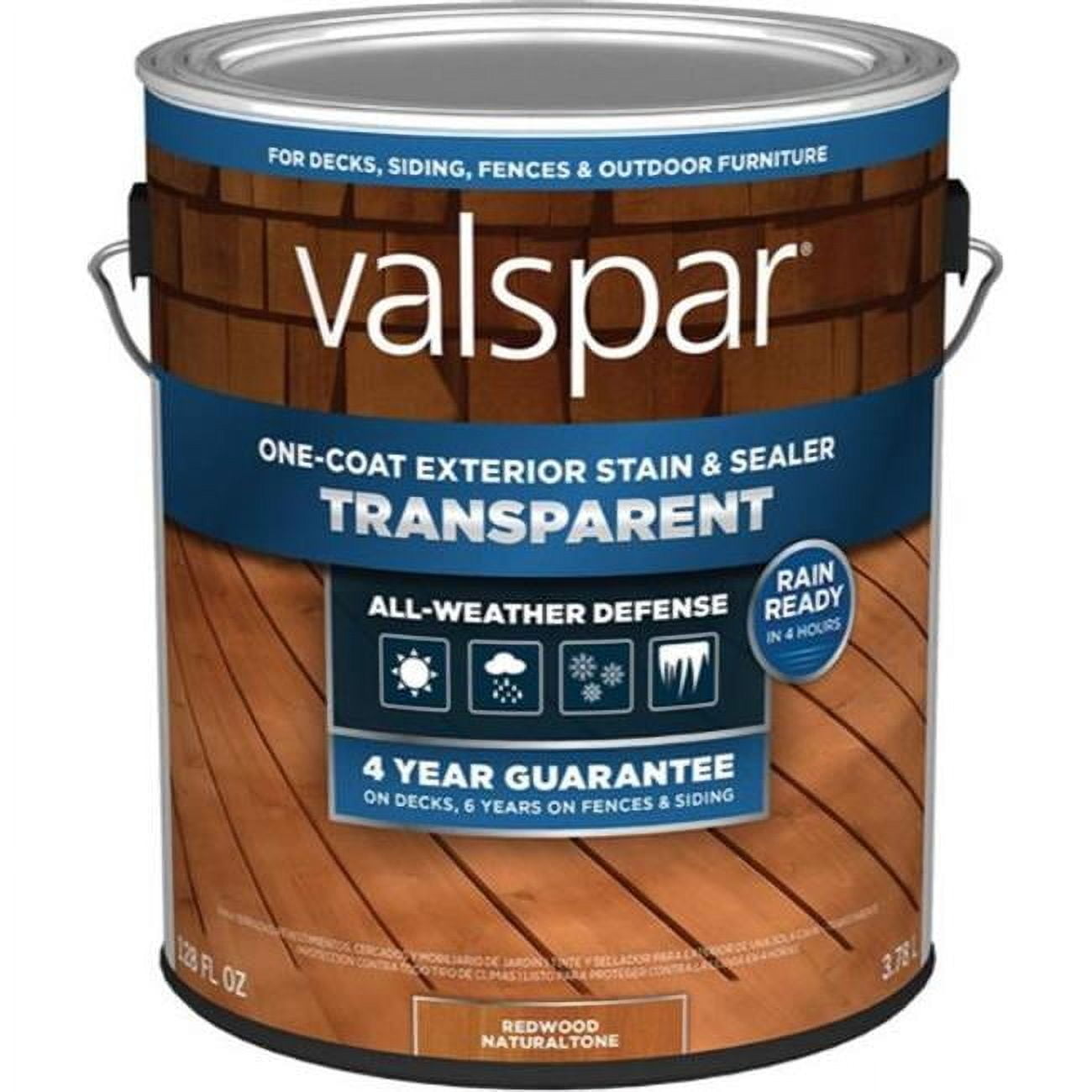 Valspar Stain&Sealer TRNSP RED NATL 1G VL1028081-16