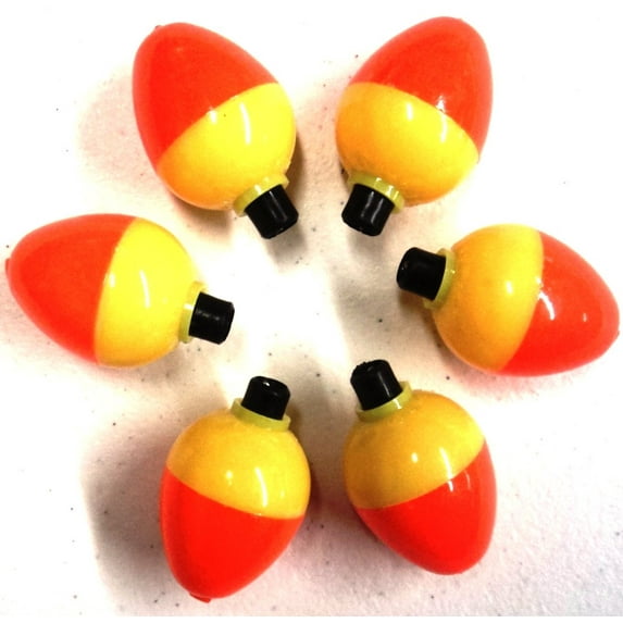 Plastilite 50PB5PF Plasti-Bob 1-1/2" Pear Yel/Org Bulk