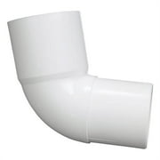 Plastmo 5005388 Classic 2.5 in. White Vinyl Downspout Elbow