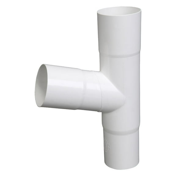 Plastmo 5005412 Classic 8 x 12 in. White Vinyl Downspout Adapter