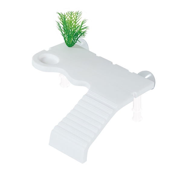 Plastomer Turtles Terraces with Suction Cups Transparents Turtles Basking Platform for Enhancing Pet Activity