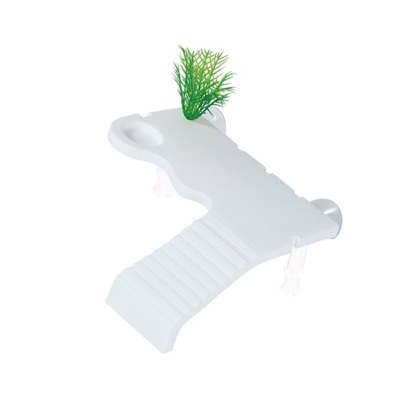 Plastomer Turtles Terraces with Suction Cups Transparents Turtles Basking Platform for Enhancing Pet Activity