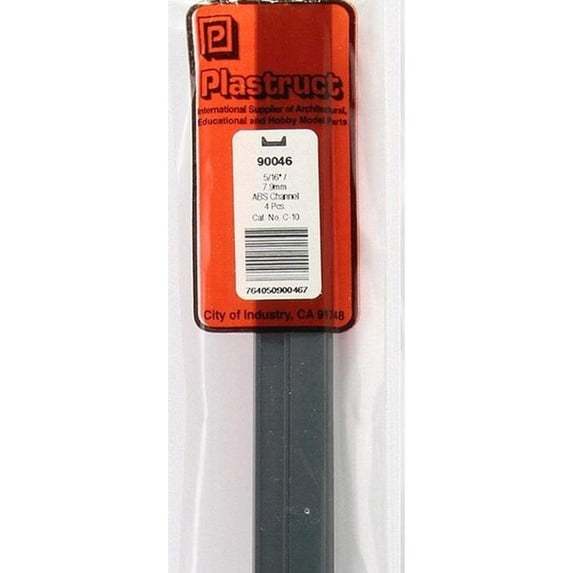 Plastruct C-10 Channel,5/16" (4), PLS90046