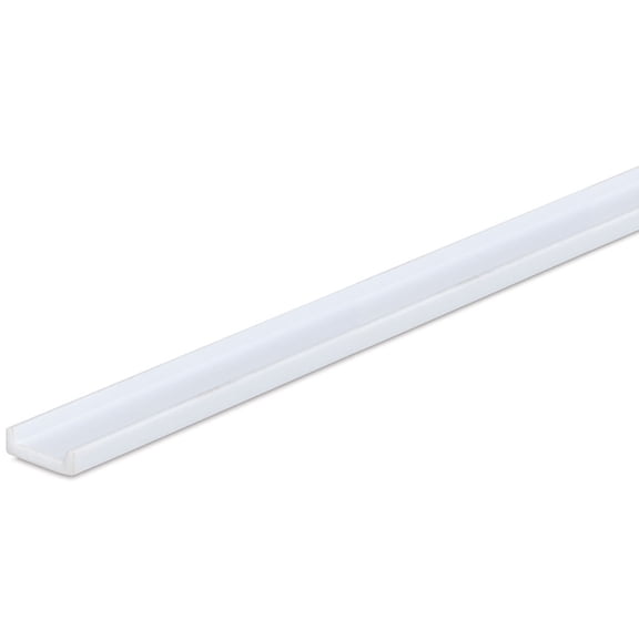 Plastruct Styrene Structural Channel - Pkg of 6, 5/32" H x 1/18" W x 15" L