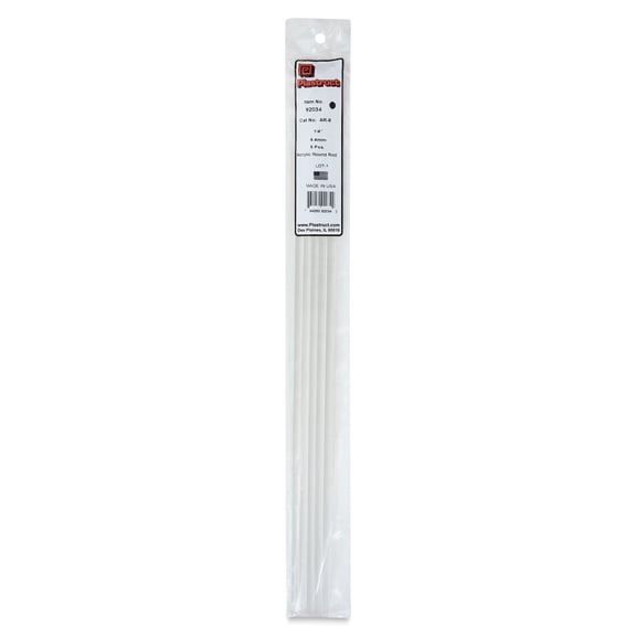 Plastruct Clear Acrylic Rod - 1/4" x 17-1/2"