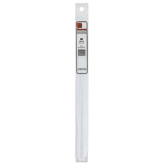 Plastruct Plastic Strip - Pkg of 10, 0.03" H × 0.04" W × 10" L