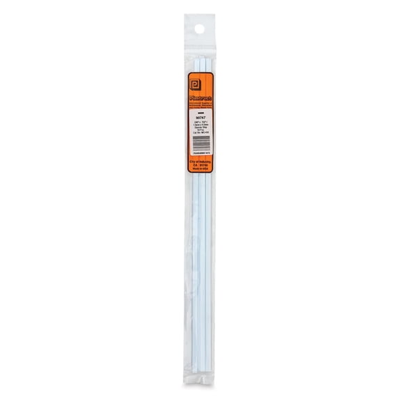 Plastruct Plastic Strip - Pkg of 10, 0.04" H × 0.156" W × 10" L