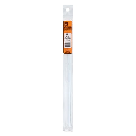 Plastruct MS-60 Square Rod.060 10 PLS90750 Plastic Building Supplies