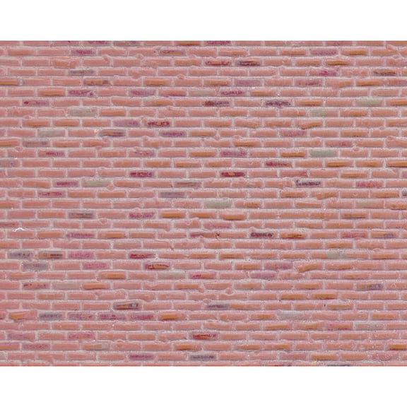 Plastruct O Rough Bricks 2 PLS91606 Plastic Building Supplies