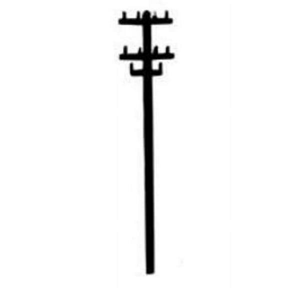 Plastruct PLS94853 1-200 Telephone Poles, Brown