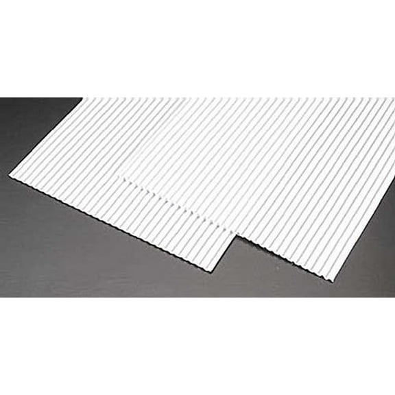 Plastruct PS-25 #1 Corrugated Sheet 2 PLS91520 Plastic Building Supplies