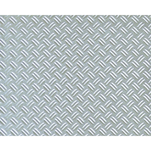 Plastruct Patterned Sheets, Double Diamond Plate,1:24 Scale