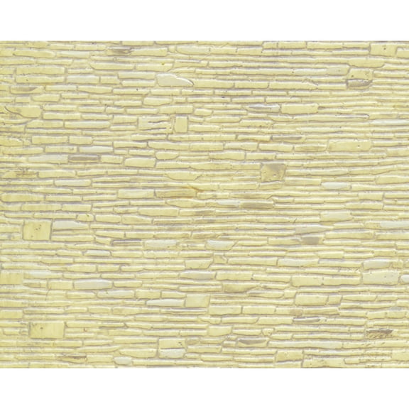 Plastruct Patterned Sheets, Random Coursed Stone, 1:100 Scale