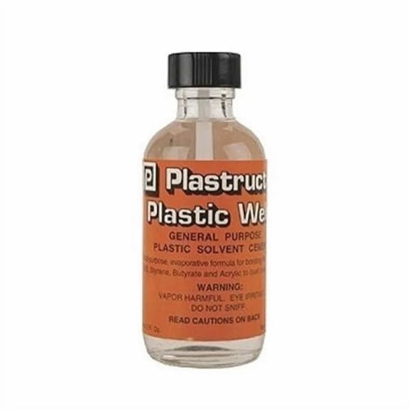 Plastruct Plastic Weld w/applicator 2oz Bottle