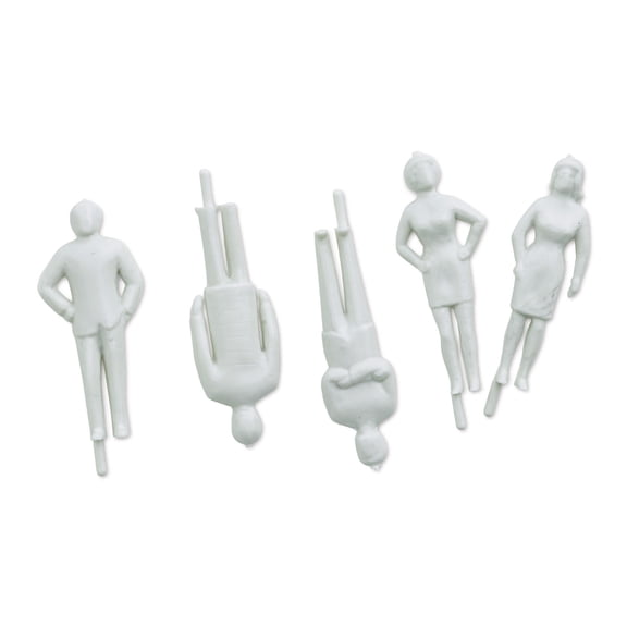 Plastruct Styrene Figures - Pkg of 5, 1-1/2"
