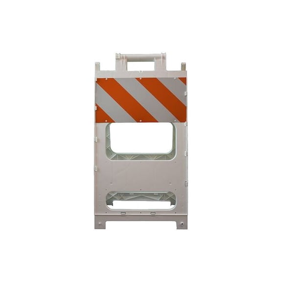 TrafficBarricade,White,24-1/2inW 97-01-501-05