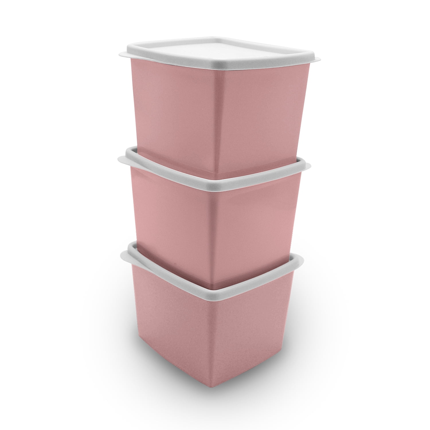 Plasvale Food Storage Plastic Containers Set of Biovita Colorful Line