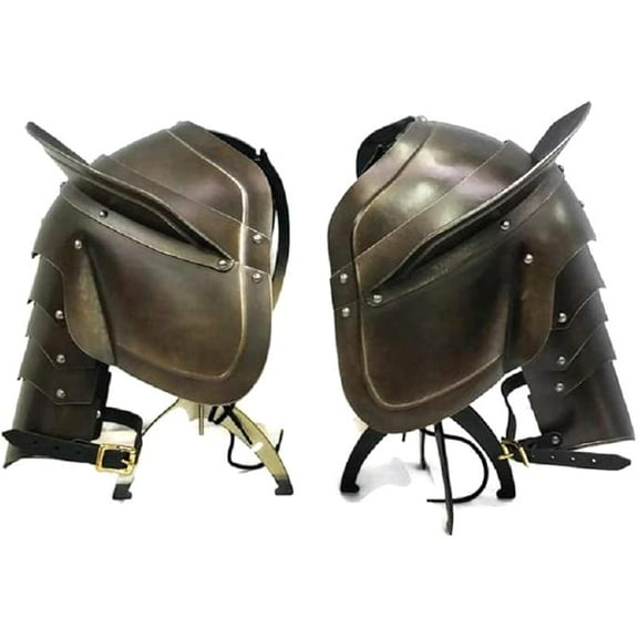 Plate Armour Milanese Pauldrons Dark Medieval Shoulder Guard Halloween