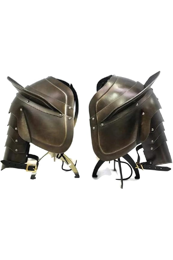 Plate Armour Milanese Pauldrons Dark Medieval Shoulder Guard Halloween